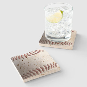 Baseball Stitches Fotografi Stenunderlägg