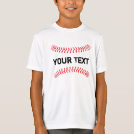 Baseball Stitches Four Seam Fastball Boys T-Shirt