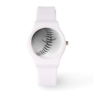 Baseball Stitches (svartvitt) Armbandsur