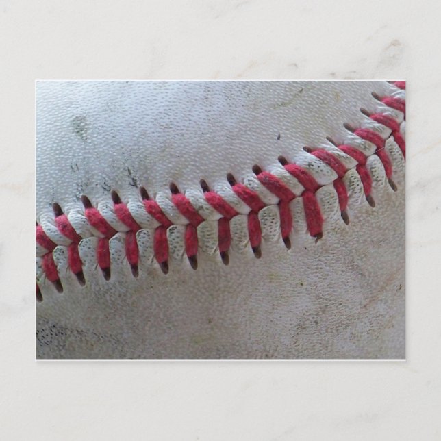Baseball Stitches Vykort (Framsida)