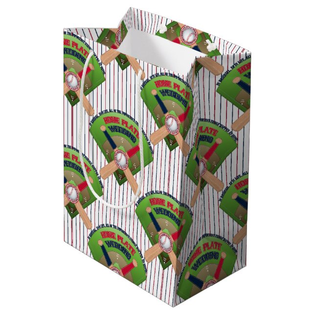 Baseball Stitches-We Har Married 4-GIFT BAG M (Baksidan Vinklad)