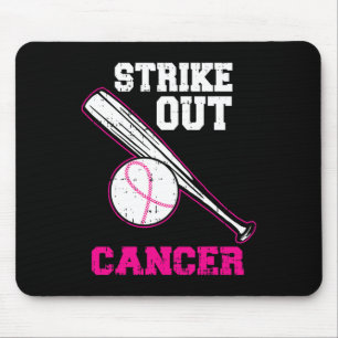 Baseball Strejka ut Coola Bröstcancer Medvetenhet Musmatta