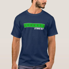 baseball strejka ut| K bakåt T Shirt