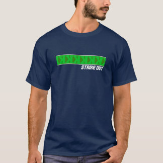 baseball strejka ut| K bakåt T Shirt