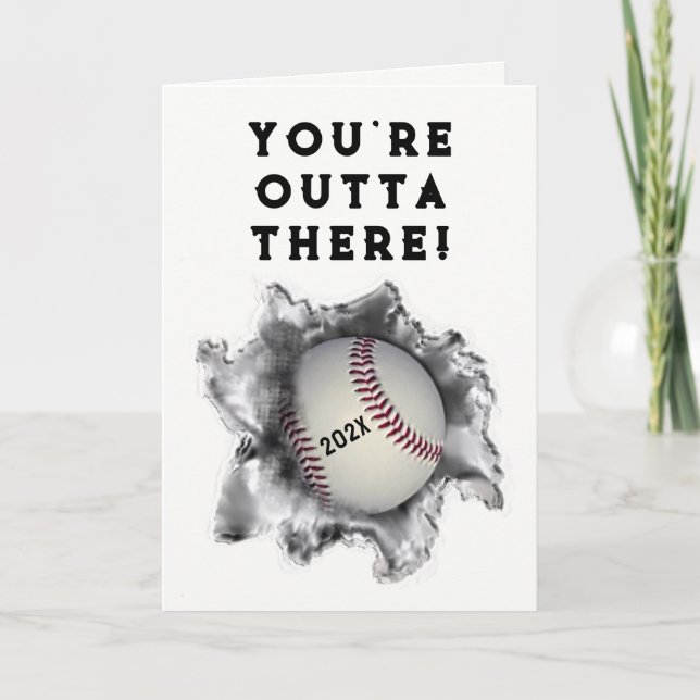 Baseball Studenten 2025-kort Kort (Framsida)