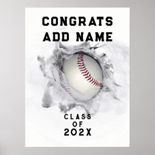 Baseball Studenten Poster