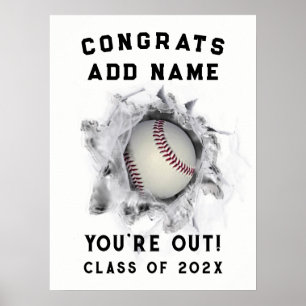 Baseball Studenten Poster