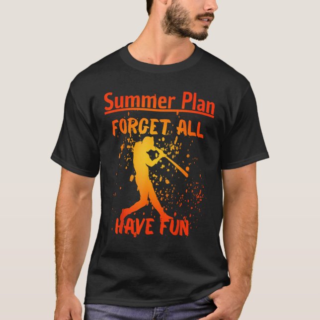 Baseball Summer Break 2023 Happy Last Day Of Schoo T Shirt (Framsida)
