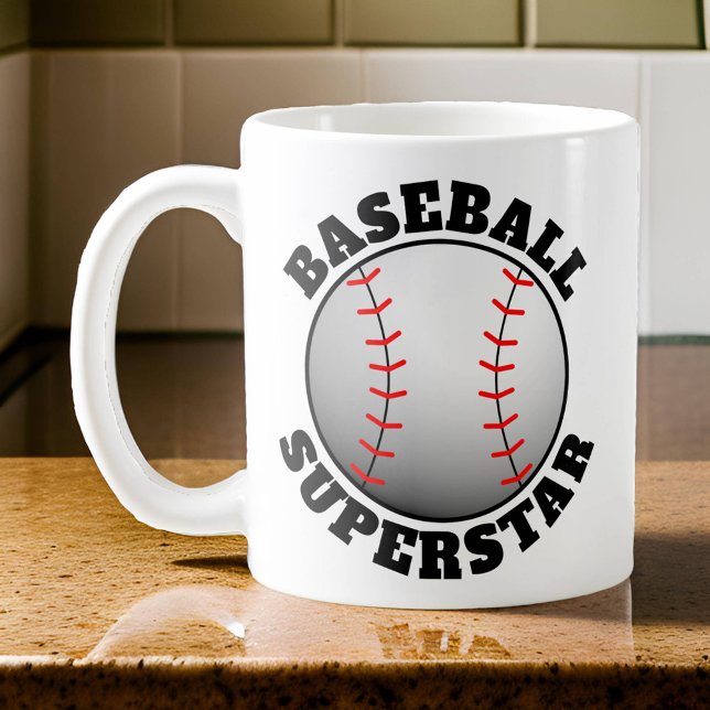Baseball Superstar Sport Kaffemugg (Baseball Superstar Mug)