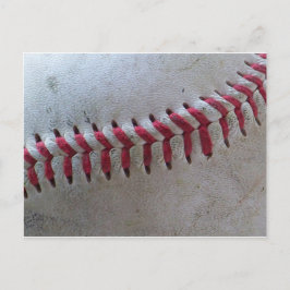 Baseball-sydda sömmar vykort