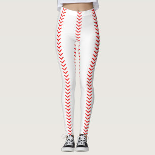 Baseball syr damasker (för skarv) leggings
