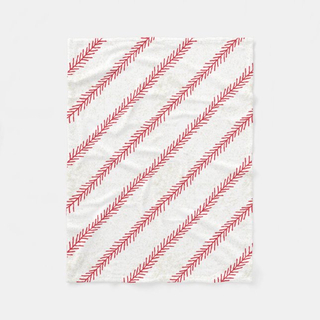 Baseball syr ullfilten fleecefilt (Framsidan)