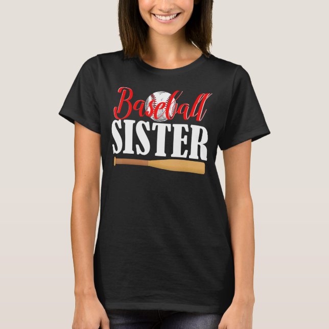 Baseball syster t shirt (Framsida)