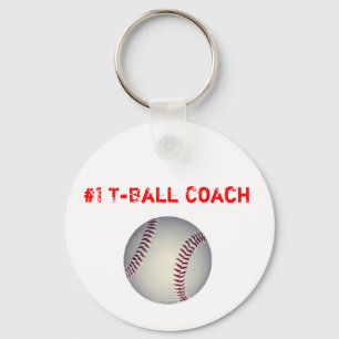 baseball T-Boll #1 lagledare Nyckelring