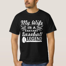 Baseball T Shirt - Min fru är en fantasisk basket 