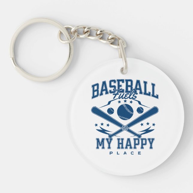 Baseball Tänder Min Lyckliga Plats (Framsidan)