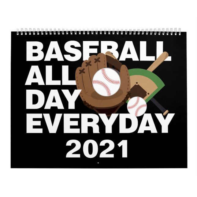 Baseball-tävlingar 2021 kalender (Omslag)