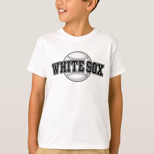 Baseball Team Chicago White So T Shirt (Framsida)