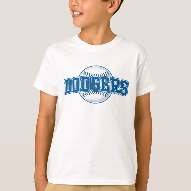 Baseball Team Dodger T Shirt (Framsida)
