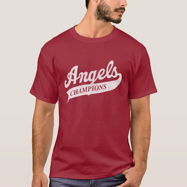 Baseball Team Los Angeles Angel T Shirt (Framsida)