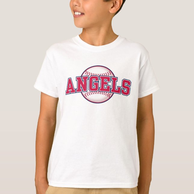 Baseball Team Los Angeles Angel T Shirt (Framsida)