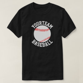 Baseball Team, Player och Jersey Number Manar Shir T-shirt