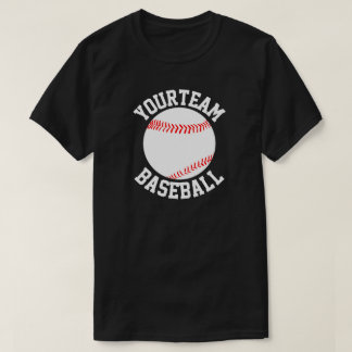Baseball Team, Player och Jersey Number Manar Shir Tee