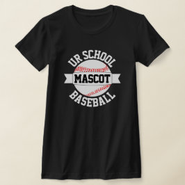 Baseball Team/School Namn & Mascot Women's T-shirt