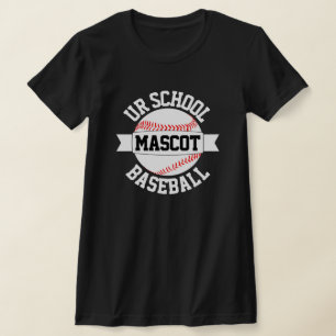 Baseball Team/School Namn & Mascot Women's T-shirt