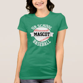 Baseball Team/School Namn & Mascot Women's T-shirt