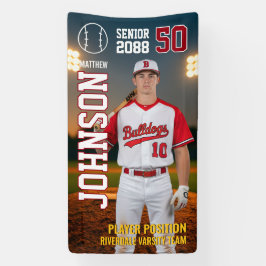 Baseball Team Senior Night Custom Player Photo