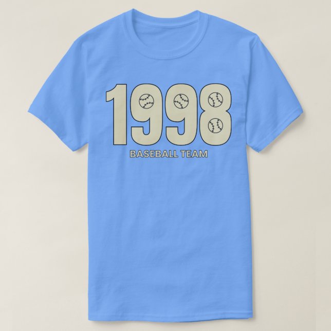 baseball-teamest 1998 TShirt T Shirt (Design framsida)
