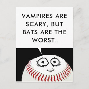 Baseball Tecknad Vykort