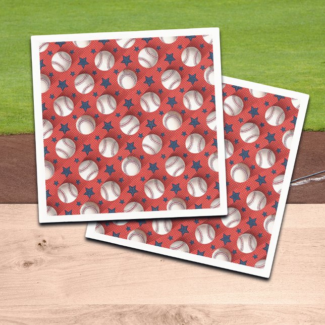Baseball-tema Pappersservett (Skapare uppladdad)