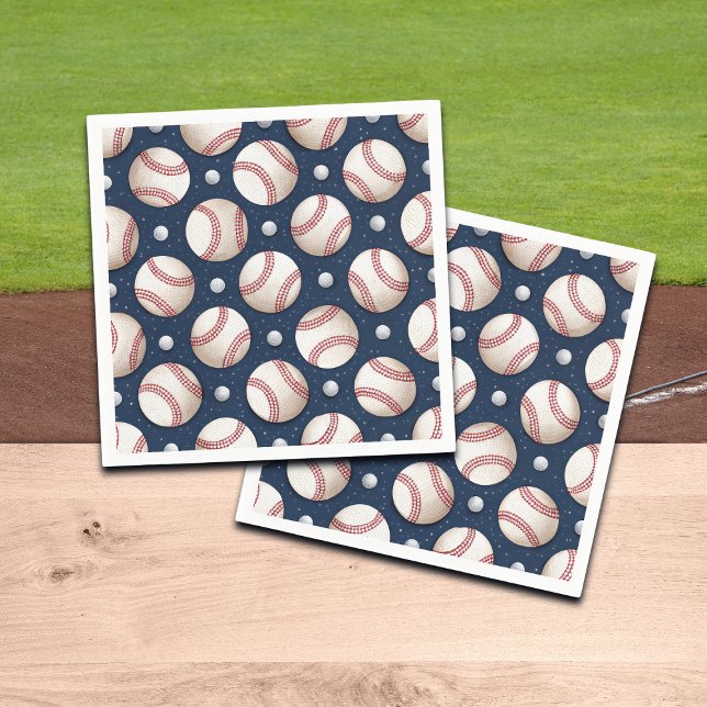 Baseball-tema Pappersservett (Skapare uppladdad)