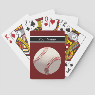 Baseball-tema Personlig spelkort