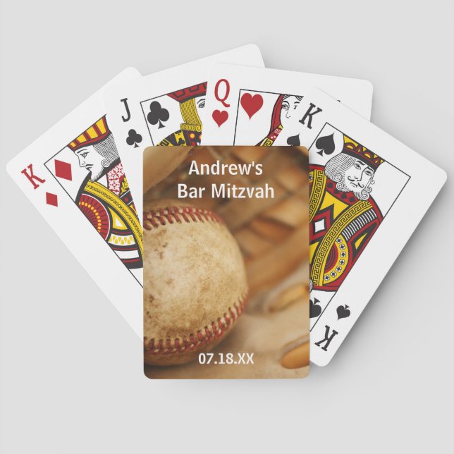 Baseball Tham Pub Mitzvah Casinokort (Baksidan)