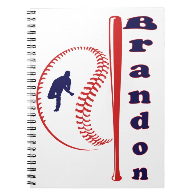Baseball Thated All-Star Sports Anteckningsbok (Framsidan)