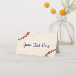 Baseball Thated Baby Shower Tält-kort Placeringskort