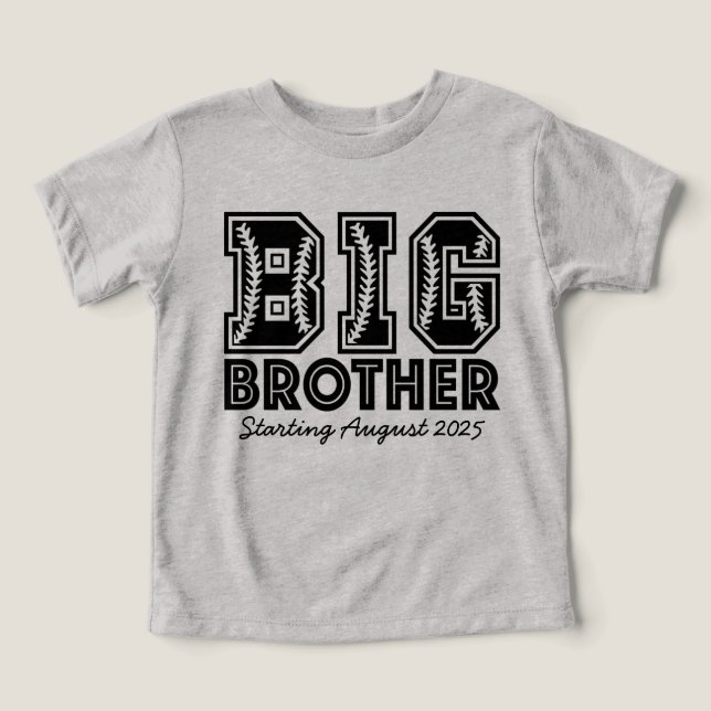 Baseball ThBäste Big Brother T Shirt (Design Framsida)