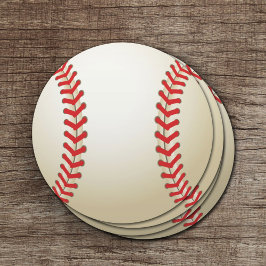 Baseball Theme Boll Underlägg Papper Rund