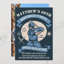 Baseball Theme-Födelsedagsfest