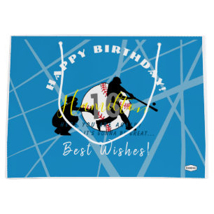 Baseball Theme Gift Bag HAMbyWG