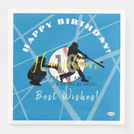 Baseball Theme Papper Napkins HAMbyWG Pappersservett