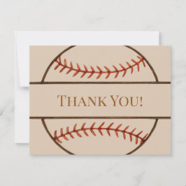 Baseball Themed Thank You Cards Anteckningskort