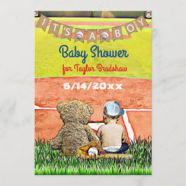 Baseball Thenzys babyskor Inbjudningar
