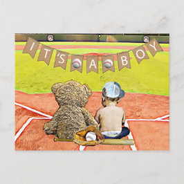 Baseball Thenzys babyskor Vykort
