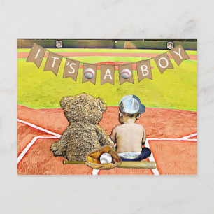 Baseball Thenzys babyskor Vykort