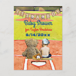 Baseball Thenzys pojkens babystöldbjudare Vykort