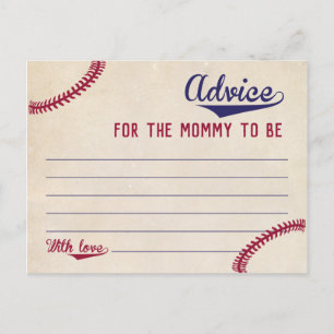 Baseball ThGodce Baby Shower Adapter för Mamma-kor Vykort